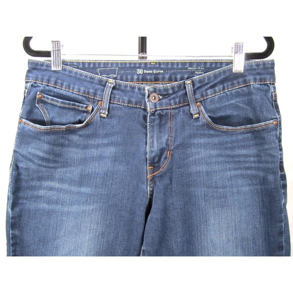 Levi's Demi Curve Modern Rise Skinny Jean Medium Wash - 30 x 32 (10M) - Picture 3 of 10